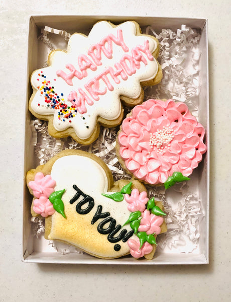 Happy Birthday 3 Cookie Box!