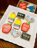 Teacher Appreciation Cookies - Dozen